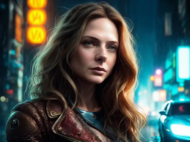 beautiful emb-rebecca as a cyberpunk detective,(highly detailed:1.2),(best quality:1.2),(8k:1.2),sharp focus,(subsurface scattering:1.1),award-winning photograph,professional portrait photography,(close shot:1.1)
rainy futuristic city street at midnight,neon signs,long brown hair
(very detailed background:1.2),(futuristic sci-fi:1.1), analog style, modelshoot style, dramatic lighting, by artgerm wlop annie leibovitz jeffrey simpson jock sturges greg rutkowski