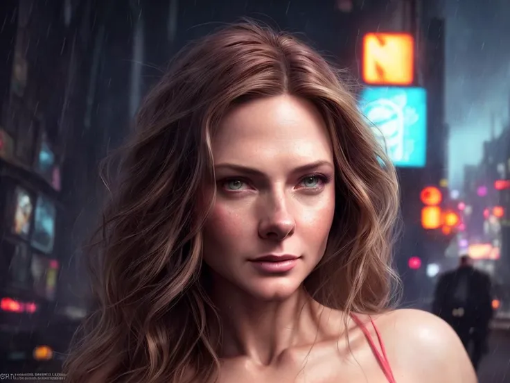 beautiful (emb-rebecca:1.0) as a cyberpunk detective,(highly detailed:1.2),(best quality:1.2),(8k:1.2),sharp focus,(subsurface scattering:1.1),award-winning photograph,professional portrait photography,(close shot:1.1)
rainy futuristic city street at midnight,neon signs,long brown hair
(very detailed background:1.2),(futuristic sci-fi:1.1), analog style, modelshoot style, dramatic lighting, by artgerm wlop annie leibovitz jeffrey simpson jock sturges greg rutkowski