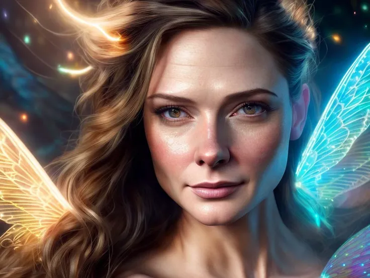 beautiful (emb-rebecca:1.05) (as a fairy:1.2),(happy smile:0.95),(highly detailed:1.2),(best quality:1.2),(8k:1.2),sharp focus,(subsurface scattering:1.1),award-winning photograph,professional portrait photography,(close shot:1.1)
(glowing bioluminescent forest:1.2),(iridescent fairy wings:1.1),long brown har
(very detailed background:1.2),(fantasy:1.1), analog style, modelshoot style, dramatic lighting, by artgerm wlop annie leibovitz jeffrey simpson jock sturges greg rutkowski