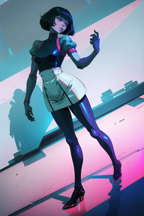 Hsiao-Ron Cheng
1girl, mechanical limbs, science fiction, plastic , mecha,
best quality, masterpiece best shadow