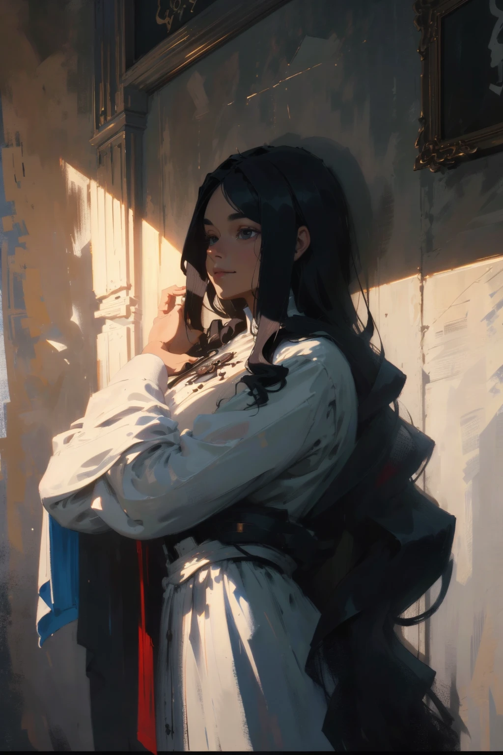 1 woman, priest , detailed face, smile long hair , high contrast, holy light , best shadow
best quality, masterpiece, photorealistic,
painting by alex ross,
(highly detailed, 4k, canon eos r3, vogue, award winning, cinematic lighting)
<lora:epiNoiseoffset_v2:1>