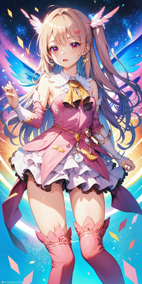 masterpiece, best quality, high resolution, 1girl, solo,
PrismaIllya, Magical Girl Default,
<lora:illya22outfits:0.8>