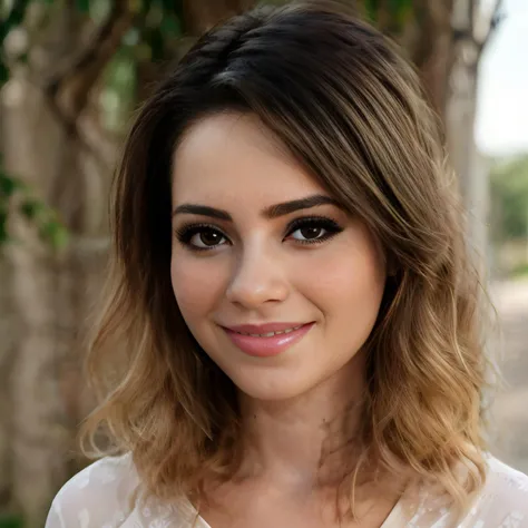 1girl, face, realistic, <lora:Sandy Lima:0.9>, peace pose