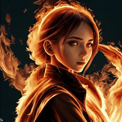 FireAI girl, <lyco:FireAI-000020:1.0>