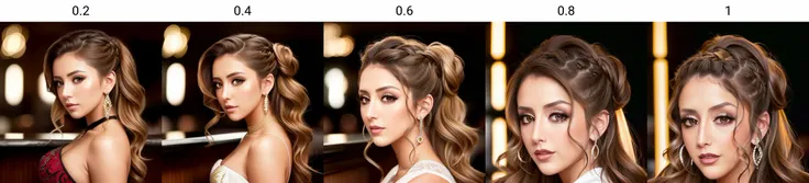 portrait photo of BrittBaker beautiful woman hair updo upsweep nightclub sitting at bar (masterpiece) (best quality) (detailed) (8k) (HDR) (wallpaper) (cinematic lighting) (sharp focus) (intricate) <lora:BrittBaker:0.2>