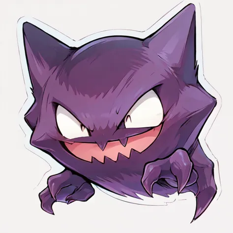 <lora:Kawaii:0.6>,     solo, blush, smile,    <lora:Haunter_Pokemon_Anime:0.8>, Haunter_Pokemon,  simple background,