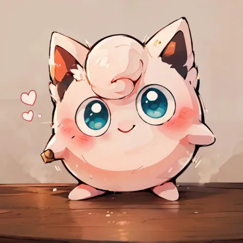 <lora:Kawaii:0.6>,     solo, blush, smile,    <lora:Jigglypuff:0.8>, Jigglypuff, holding knife,   simple background,