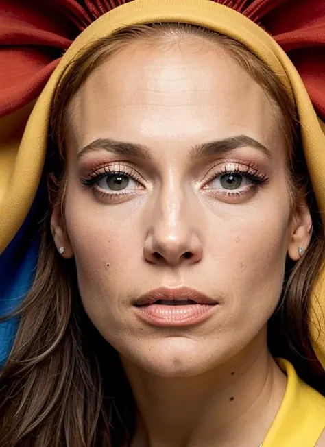 close up portrait of sks woman , by Flora Borsi, style by Flora Borsi, bold, bright colours, ((Flora Borsi)), by Imogen Cunningham, <lora:lora-small-jennifer-lopez-v1:1>