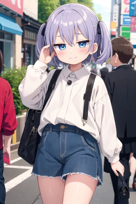 <lora:sensualface_type1_v3:1>
(cleavage:-1.5),insanely detailed, absurdres, ultra-highres, ultra-detailed, best quality,
1girl, solo, nice hands, perfect hands,
BREAK,
(wearing harajuku-style coordinate),
happy smile, laugh, closed mouth,
cute pose, cowboy shot,
BREAK,
slender, kawaii, perfect symmetrical face, ultra cute girl, ultra cute face, ultra detailed eyes, ultra detailed hair, ultra cute, ultra beautiful,
BREAK,
in harajuku, shibuya, tokyo, street, crowd, cityscape,
small breasts
BREAK,
(grey hair, blue eyes), hair between eyes