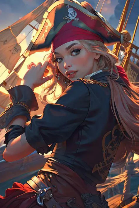 DEN_yajana_OF,
((salty sea wench:1.2), (pirate:1.1) on a (dilapidated pirate ship:1.2), (buccaneer:1.2), pirate, (pirate ship:1.1), atmospheric, (rigging:1.2), (mast:1.1), ship:1.2),
bokeh, f1.4, 40mm, photorealistic, raw, 8k, textured skin, skin pores, intricate details <lora:epi_noiseoffset2:1>, epiCRealism <lora:ClothingAdjuster3:-1>