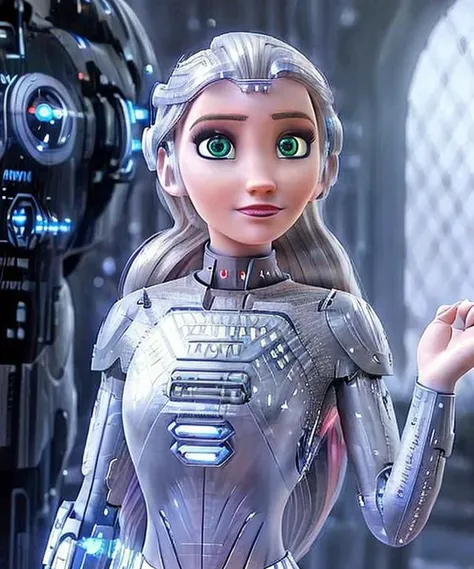 <lora:Wrise_Elsa:0.7>
((((Cyborg girl))))