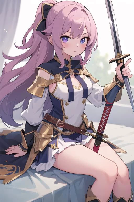 (masterpiece), best quality,((1girl)),magical sword knight girl