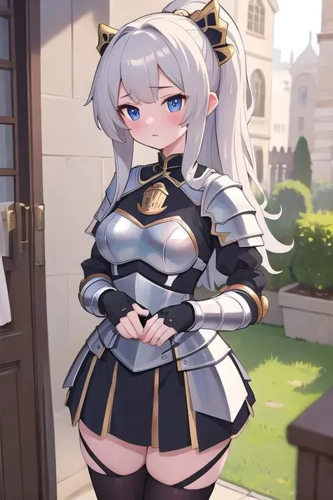 (masterpiece), best quality ,knight girl ,hidden finggering