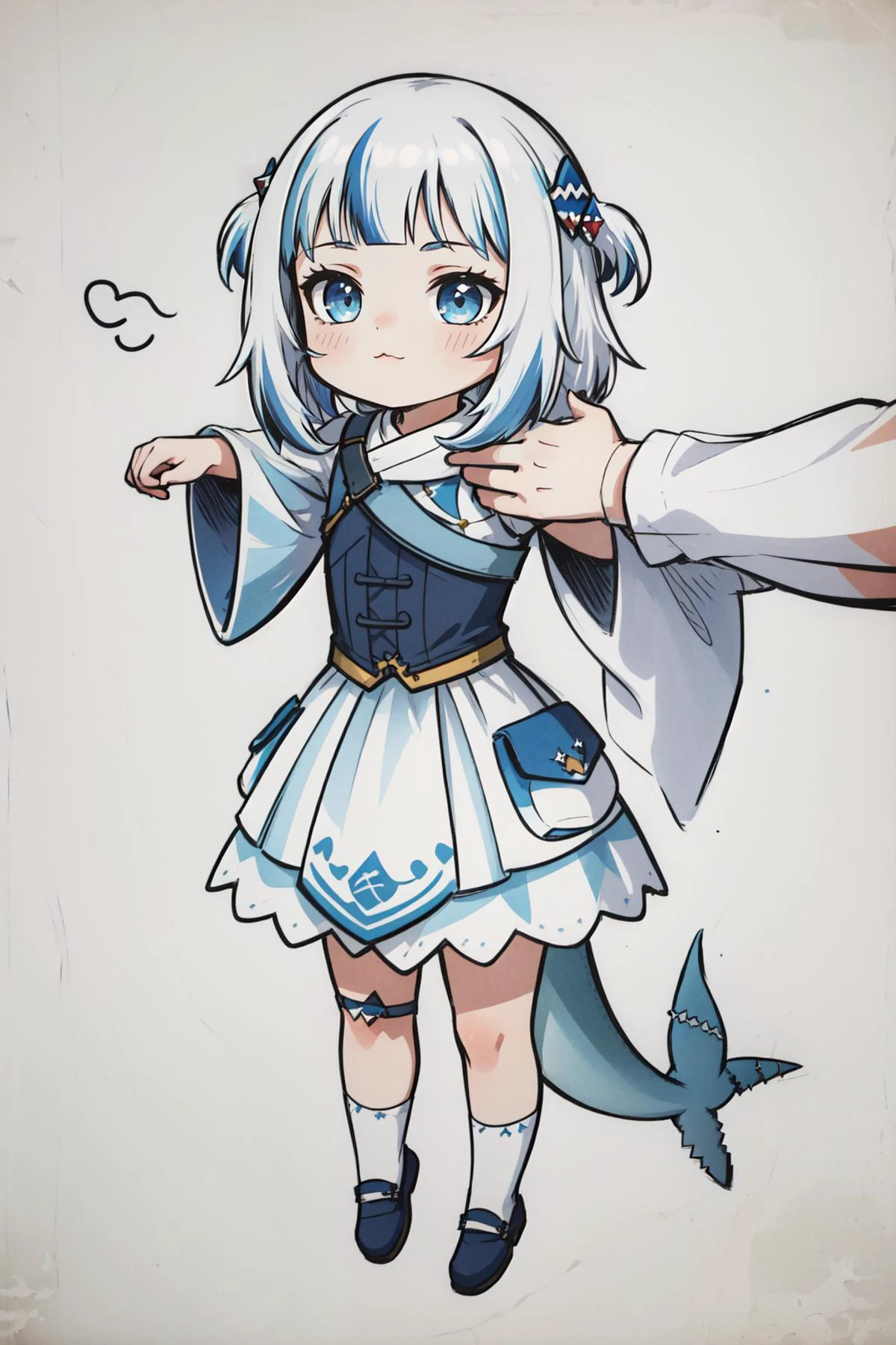 (masterpiece, best quality), intricate details,
1girl, <lora:gawr1-000006 (numeratic):0.8> gawrdef, gawrrnd
<lora:LongcatMemeSolo:1> IncrsLcmSolo, full body, chibi