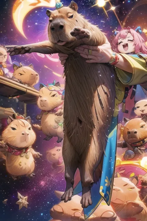 <lora:add_brightness:0.5><lora:add_detail:0.5><lora:capi:1> capybara,long torso,
<lora:LongcatMemeSolo:1>INCRSLCMSOLO,FULL BODY, CHIBI,
space background, 
 <lora:detail_slider_v4:5>