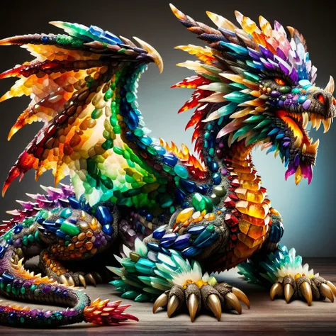 a photo shot of a ral-ntrgmstn dragon,realistic,highly detailed,realistic,lifelike,studio photo,highly detailed,colors,dynamic,cinematic,masterpiece,intricate,hdr,abstract fractal