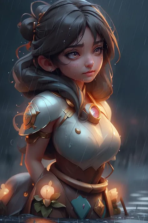 (,1girl, pov,best quality, )masterpiece, fantasy, realistic,science fiction,mole, ultra realistic 8k cg, ,tamari \(flawless\), medium breasts ,eyelashes,magic,hydrokinesis,sweat, wet, rain, , (())