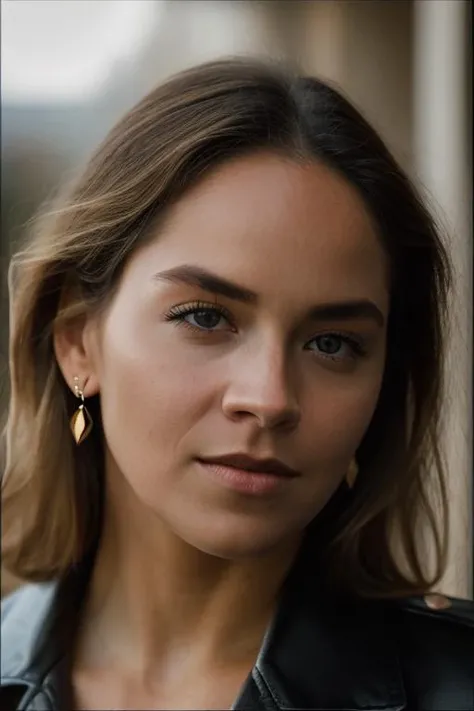 Realistic photo of a beautiful sh4r0ns-v2 woman, 1girl, solo, long hair, looking at viewer, (((blonde hair))), jewelry, earrings, parted lips, lips, border, portrait, realistic, black border, soft lighting, professional Photography, Photorealistic, detailed, RAW, analog, sharp focus, 8k, HD, DSLR, high quality, Fujifilm XT3, film grain, award winning, masterpiece<lora:sh4r0ns-v2:1.0>