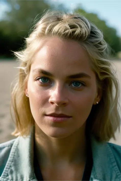 Realistic photo of a beautiful sh4r0ns-v2 woman,  1girl, solo, long hair, looking at viewer, light blue eyes, (((blonde hair))), jewelry, lips, ring, realistic, soft lighting, professional Photography, Photorealistic, detailed, RAW, analog, sharp focus, 8k, HD, DSLR, high quality, Fujifilm XT3, film grain, award winning, masterpiece<lora:sh4r0ns-v2:1.0>
