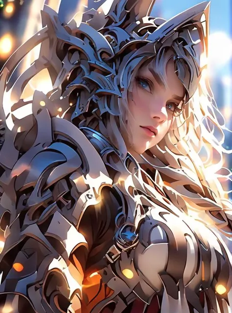 1girl, Arcana, armor, blue eyes, blurry, blurry background, braid, helmet, lips, long hair, looking at viewer, parted lips, solo, upper body, weapon, white hair
<lora:Arcana_XL:0.85>
