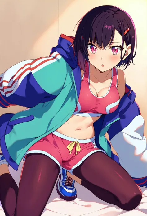 Zakura de naruto fitness cameltoe apretado muy marcado