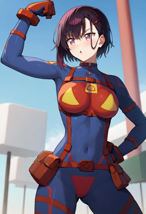 a close up of a cartoon Helen Parr character with a big breast, arzach style, giantess art, comic artwork, 3 d cartoon, high detailed cartoon, the pixar adaptation, comic cover, comic book's cover, epic comic book style, a fantasy comic book style, stylized comic art, highly detailed giantess shot, artgerm comic, comic book cover, butt facing the camera, UHD, anatomically correct, 16k, super detail, UHD, masterpiece, super detail, best quality, highres, HD, 16k, HD, super detail, masterpiece, ccurate, high details, highres