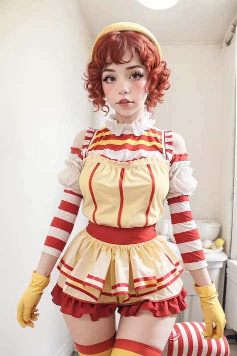 red and yellow skirt