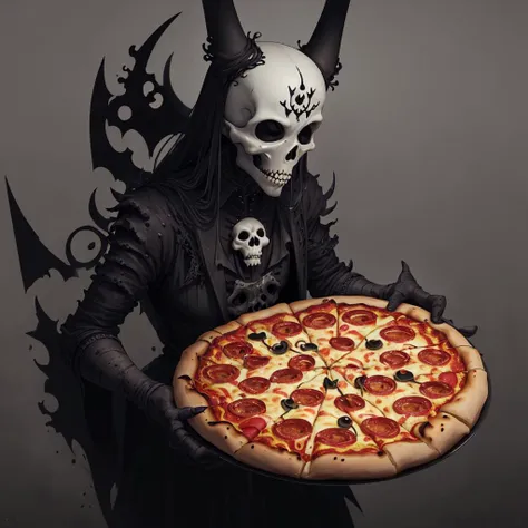 best quality, pizza, gothicpunkai,  <lyco:GothicPunkAI:0.7>