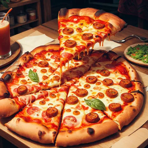 best quality, pizza, bohoai,  <lyco:BohoAI:0.7>