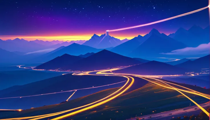 score_9, score_8_up, score_7_up, PDXL, <lora:nightkaodiilandscapemix:1>, (((no-vae))),
A never ending spiral road beautiful landscape, night, stars in the sky, matte painting, digital art, trending on artstation, 4k, hyperrealistic, focused, extreme details, unreal engine 5, cinematic, masterpiece, Futurism art style, dynamic composition, bold geometric forms, vibrant colors, captures the spirit of technological advancement and modernity, landscape photography, vast vistas, natural beauty, dynamic compositions, captivating scenery, immersive, serene atmospheric lighting, excellent composition, Captured by the Sony A7IV with a 20mm G Master lens at F1.5,