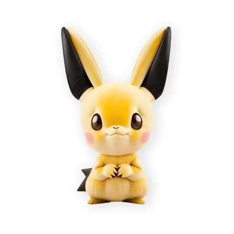 extremely detailed,(masterpiece, best quality:1.2),(best illumination, an extremely delicate and beautiful),
[(white background:1.5),::5],white_background, oneitem, no humans,mid-shot, simple_background,
pikachu,