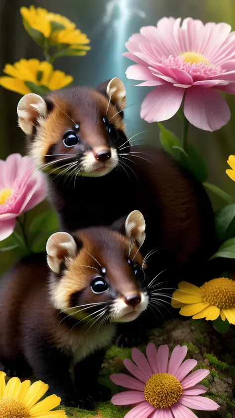 epic realistic photography, a drawing of a cute little baby (Marten) surrounded by beautiful flowers and trees in a forest clearing, shark, octopus, seaweed, underwater, (masterpiece:1.3), (best quality:1.3), (ultra detailed:1.3), 8k, extremely clear, realism, (ultrarealistic:1.3), insane details, intricate details, hyperdetailed, ultra detailed, extreme detailed, highest detailed, high detail, colorful, beautiful, hdr, photorealistic, highres, ultra high res, photography, aesthetic, extremely delicate