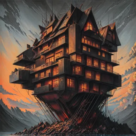 (cottagecore), (geometric:1.2), futurism, impressionist, detailed, majestic, breathtaking, (suggestive:1.3),(depressing:1.3), (cute:1.2), enticing, (irresistible:1.3), disturbing, fascinating, (magnetic:1.2), (black1.3), (crimson:1.2)