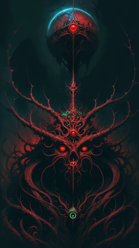 Ultra Detailed, Beautiful, Masterpiece, Best Quality, Epic, Fantasy, demon, shadow demon, horror, monster.