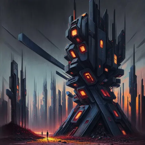 cottagecore, (anime:0.8), (cult of cthulhu:0.5), (futurism:1.3), (dread:0.5), (impressionist:1.1), ethereal, eerie, (suggestive:1.3),(depressing:1.4), (cute:1.3), (surreal:1.1), disturbing, (fascinating:1.3), (black:1.2), (maroon :1.2), (navy:1.2), (orange:0.8)