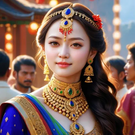 My absolutely stunning and breathtakingly beautiful wife adorned in a stunning ensemble that accentuates her every curve and features is brimming with excitement and eagerness to partake in the forthcoming celebration filled with revelry merriment and exuberance, High detail face, Highly detailed and intricate, High resolution, Photorealistic, Masterpiece, High gloss, 8k, High quality, Photorealistic, Ultra realistic, High resolution, HDR, HD, 32k, Long shot, Zoomed out, Frontal view, Looking at camera, Background out of focus, Full body portrait, Epic shot, wide shot, Wide angle, Cinematic lighting, Beautifully lit, Dynamic lighting, Very detailed, Incredibly high detailed, Incredibly detailed, High detail, Hyperrealistic, Photorealism, Candid photo, Human
