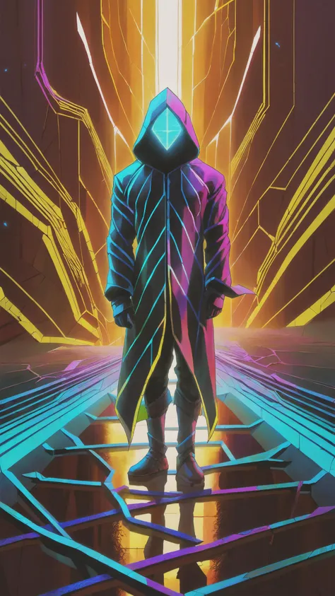Fighting game style masterpiece, best quality, ultra realistic, 32k, RAW photo, detailed skin, 8k uhd, dslr, high quality,\nShort and messy hair, dynamic, vibrant, action-packed, detailed character design, reminiscent of fighting video games, glitched bloody veins growing and intertwining out of the darkness, oozing thick neon rainbow blood, veins growing and pumping blood, vascular networks growing, connecting, expanding, red veins everywhere, zdzislaw beksinski, (vibrant colors:1.2), glitched body effect, long white hair, (Infrared:1.2), Rust, Hypercube, ultra detailed, intricate, oil on canvas, ((dry brush, ultra sharp)), (surrealism:1.1), (disturbing:1.1), beksinski style painting, sparks, lens flare, rim lighting, realistic image, backlighting, RTX, Post Processing, man body, muscular, venom costume, Abstract style mysterious figure emerges from the shadows in a tangled mess of iridescent wires and glowing mesh, color splash, extreme close-up, face hidden behind layers of glitched wavy distortions, Non-representational, colors and shapes, expression of feelings, imaginative, highly detailed, A dark man in an army jacket drooling on a city, in the style of hybrid creature compositions, light green and dark azure, steampunk clothing, brightly colored birds, sci-fi anime, concept art, sharp focus, high detailed, glowing aura, (two-tone hair), film grain, marker masterpiece, ugly vile stuff of smoke and ashes, the embodiment of air pollution, vibrant painting of full body, rendered in anime style, UHD drawing, fantasy concept art, hyperdetailed, intricately detailed, fantasy concept art, ultra hd, perfect composition, beautiful detailed intricate insanely detailed octane render, trending on artstation, detailed, 16k rim lighting, Sharp focus, neon lit broken glass in shape of godly being, galactic canvas shattered hopes and dreams, crystalline breakage, cracks in the fabric of space, crystalline eyes, strokes of art, sharp edges and lines, artistic, neon colors, colorful, sharp, inter-dimensional cracks, limitless faults in the data, curved cracks, fragmented, breaking off, pieces of nature, fragments of destruction, fragments of dreams, ultra detailed, best quality, highest quality, highest detail, oniric portrait of a tall cloaked figure with a white mask, Azem the Traveler, yearning to explore the ends of the world to discover its wonders and help its denizens, by Andy Kehoe, a gradient masterpiece, blue cyan yellow, Rococopunk, luminism, seamless, China ink, Ink Bubbles, Gold leaf lines, alcohol ink elements, curved lines, cinematic, realism, chiaroscuro, Shadow play, Gold leaf small lines, bright splashes of alcohol ink puddles, volumetric light, auras, rays of sunlight, bright colors reflect, isometric, digital art, smog, pollution, toxic waste, chimneys and railroads, 3 d render, octane render, volumetrics