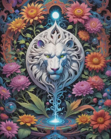 Leo Dragonheart, white, glow, male, impossible figures, paradoxical art, paradox, impossible geometry, hypercube, abstract fantasy castle, Handsome Psychedelic Trippy Neon Intricate Detailed Elaborate, Art Peter Max, Android Jones Fantasy Art, Intricate Detailed Elaborate Colorful Flower Power Art, Fantasy Concept Art, Handsome, Art Nouveau, Digital Painting, Matte Painting, Hyperrealism, Trending On Artstation, Hyperdetailed Ying yang of nature by Daniel Merriam, beautiful colors, floral, Joe Fenton and Android Jones, James Jean, Dan Mumford, depth of field, volumetric lighting maximalist photo illustration, photorealistic, hyperrealism, hyper realistic color photo, realistic photography ((hnsrdlf style)), dark atmosphere, gothic art, realistic blood, RTX graphic, HDR, ultra detailed, ultra realistic shadows, ultra quality
