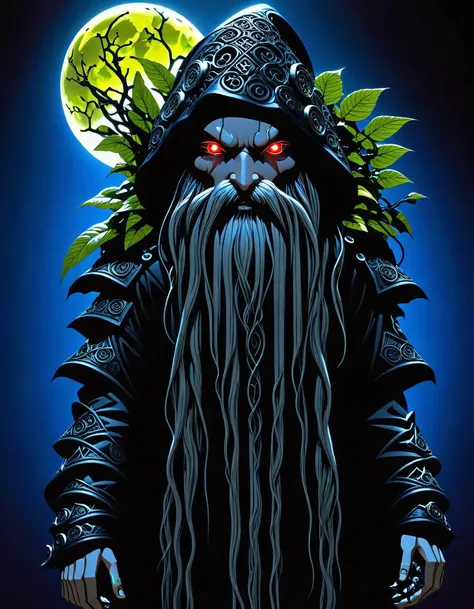 Positive prompt:
techwear fashion An evil yamer style gnome illuminated by the dim light of a full moon, The miniature menace stands amidst tangled vines and decaying leaves, cinematic scene. dimly lit eyes you with wild intensity, a blend of Slawomir Maniak's surrealism, Yoshitaka Amano's otherworldly style, highly detailed eyes, Philippe Druillet's fantastical landscapes, . futuristic, cyberpunk, urban, tactical, sleek, dark, highly detailed