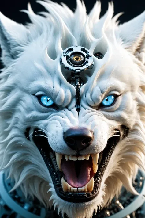 (x-ray effect but extremely beautiful:1.4), (intricate details, masterpiece, best quality:1.4),
RAW photo, VRay, hyper detailed, Dutch angle shot of a wolf (baboon:.4) (polarbear:.3) (body builder man:.1) attacking, Ultra Detailed, Direct light, Orton effect, Kodak gold 200, Selective focus, by Ossip Zadkine, Paul Strand, teeth saliva, spit, human pale blue eyes, scar
Biomechanical cyberpunk, cybernetics, dystopian, organic meets artificial, dark, intricate, looking at viewer
<lora:epi_noiseoffset2:0.5> <lora:add-detail-xl:1> <lora:xl_more_art-full_v1:0.5> <lora:NicolaSamori:0.27>