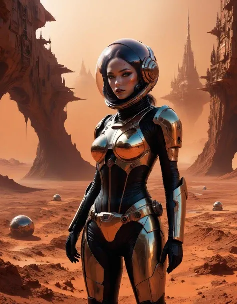 by Kuang Hong and Julie Bell, gothic futurism, a human colony on Mars faces challenges , hyper detailed, professional poster art, bold lines, award winning, trending on ArtStation , (intricate details, masterpiece, best quality:1.4), looking at viewer, dynamic pose
<lora:add-detail-xl:1> <lora:xl_more_art-full_v1:0.5> <lora:NicolaSamori:0.5> in the style of nicola samori <lora:looking_at_viewer:2>