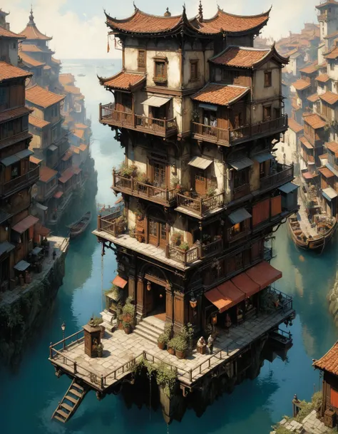 by Aaron Horkey and Eugene Galien-Laloue, (isometric perspective, masterful, beautiful:1.4), poster art, bold lines, hyper detailed, expressive, award winning, (landscape:1.4), (intricate details, masterpiece, best quality:1.4),
looking at viewer, dynamic pose, wide angle view,
<lora:add-detail-xl:1> <lora:xl_more_art-full_v1:0.5> <lora:NicolaSamori:0.5> in the style of nicola samori <lora:looking_at_viewer:2>