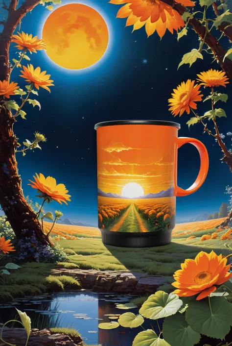 translucent, art by Robert McCall, Happiness, masterpiece, fluorescent orange power aura, space and flora, Iphone X, Grim, Kodachrome, [grass|blossoms], 50mm, Flustered, Rule of Thirds, Kodak portra 800, Digital art, (Beautiful (Travel mug:1.3) , with Trellis print, :1.3) , Hopeless, Autochrome, Realism, Uninspired indoors, extremely detailed CG Unity 8k wallpaper, art by Rick Guidice, Shameless, Rust trees, Fuji superia 400, art by Peter Elson, Samsung Galaxy, art by Alan Bean, pond with Ivy, Blood, Sony A7, (Colorful, Ultra stylized, High quality, Highly detailed, Sharp, 8K UHD) , photograph, Fujifilm XT3, Circular polarizer, Polaroid, Manic,  <lora:AetherPunkAI:0.5> <lora:flaming-person:0.4>, (masterpiece,best quality:1.5)