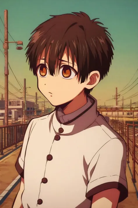 score_9, score_8_up, score_7_up, source_anime, rating_safe, intricate details, (photorealistic:0.6), , , 1boy, solo, male focus, <lora:hanako-kun_pony:0.82>, hanako-kun, black hair, brown eyes, short hair, hair between eyes, bangs, , , rule of thirds, highway, day, sunny, standing, sad, deer costume, <lora:sdxl_lightning_8step_lora:1>