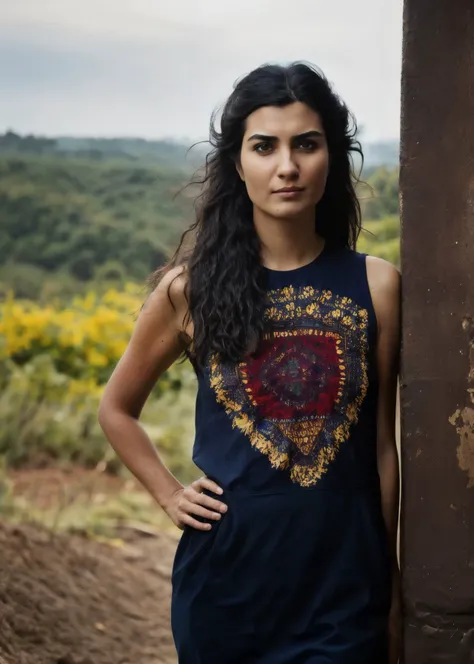 photograph, dmt, Sublime Ugandan tuba_buyukustun, Sardinian hair,happy, Sony A7, Low shutter, two colors, (art by Greg Rutkowski:0.7) , <lora:tuba2batch10rep20ep-000019:0.7>