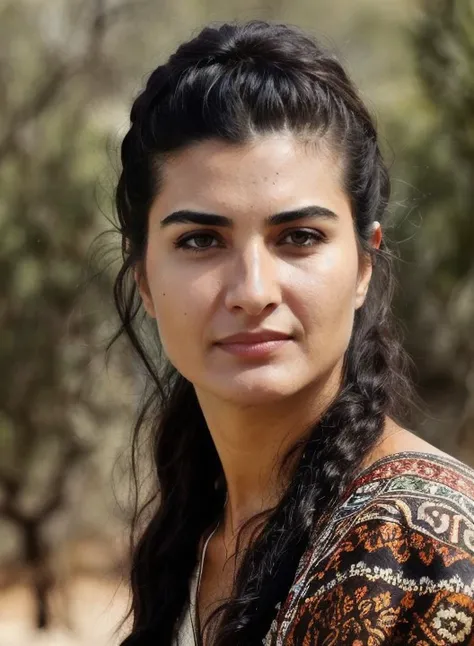 portrait,close up of a Angelic Cossack tuba_buyukustun, Aztec hairstyle, inside The Australian Outback, Side lighting, Provia, (art by Greg Rutkowski:1.2) , <lora:tuba2batch10rep20ep-000019:0.7>