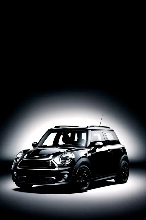 centered, mini suv, car, black background, simple background, | depth of field, bokeh, | smooth detailed shadows, hyperealistic shadows, (saturated colors:1.2) |