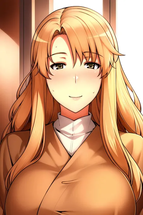 Simple_White_Background,
Brown_kimono,
<lora:Koharu_Tachibana_Circumstances-KK77-V2:0.7>,
bangs,blonde hair, Blue_eyes,long hair,
<lora:Mariana_Luciano_NON_VIRGIN-KK77-V1:0.3>,<lora:more_details:0.1>,
1 girl, 20yo,Young female,Beautiful Finger,Beautiful long legs,Beautiful body,Beautiful Nose,Beautiful character design, perfect eyes, perfect face,expressive eyes,perfect balance,
looking at viewer,(Focus on her face),closed mouth, (innocent_big_eyes:1.0),Light_Smile,
official art,extremely detailed CG unity 8k wallpaper, perfect lighting,Colorful, Bright_Front_face_Lighting,shiny skin,
(masterpiece:1.0),(best_quality:1.0), ultra high res,4K,ultra-detailed,
photography, 8K, HDR, highres, absurdres:1.2, Kodak portra 400, film grain, blurry background, bokeh:1.2, lens flare, (vibrant_color:1.2),professional photograph,
(Beautiful,large_Breasts:1.4), (beautiful_face:1.5),(narrow_waist),