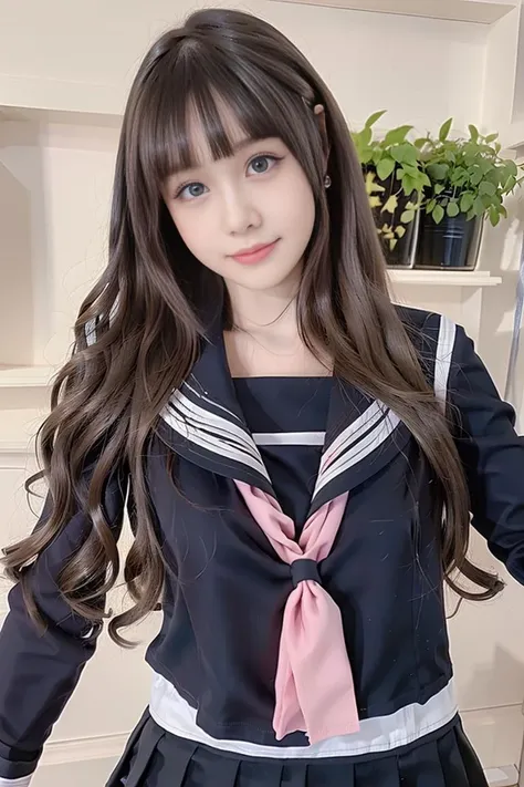 1girl, uranohoshi school uniform, school uniform, winter uniform, black shirt, black skirt, long sleeves, white neckerchief, pleated skirt, sailor collar, solo, long hair, standing, <lora:LoveLiveSunshineSchoolUniformBlack:0.8>, upper body, (smile:0.7), looking at viewer, long hair, outdoors, noon, streets, sunshine, standing, beautiful face, (cowboy shot), 8k, hdr, ultra highres, masterpiece,(realistic), highly detailed CG unified 8K wallpapers, (HQ skin:1.2),8k uhd, dslr, high quality, beautiful skin, attractive, ultra-high resolution, ultra-realistic, high-definition, close-up, dynamic pose, close-up,