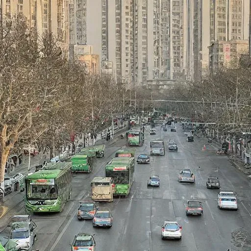 chinazhengzhou, night, street, city, china, cyberpunk